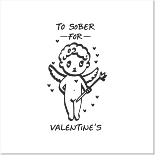 Cupid Too Sober For Valentine's Posters and Art